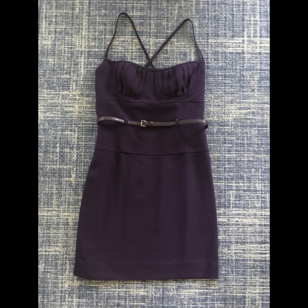 Black halo dress size 6